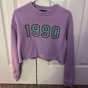 cropped sweater from forever 21